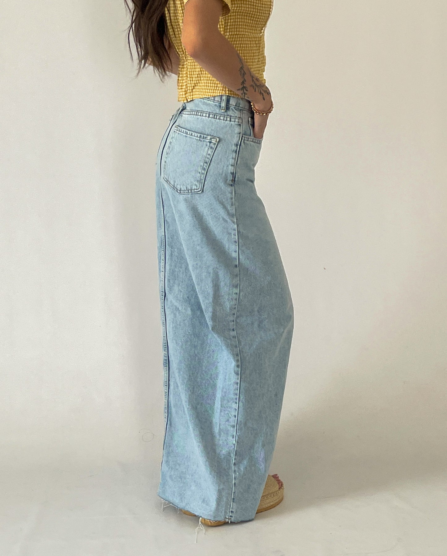 On Track Denim Skirt