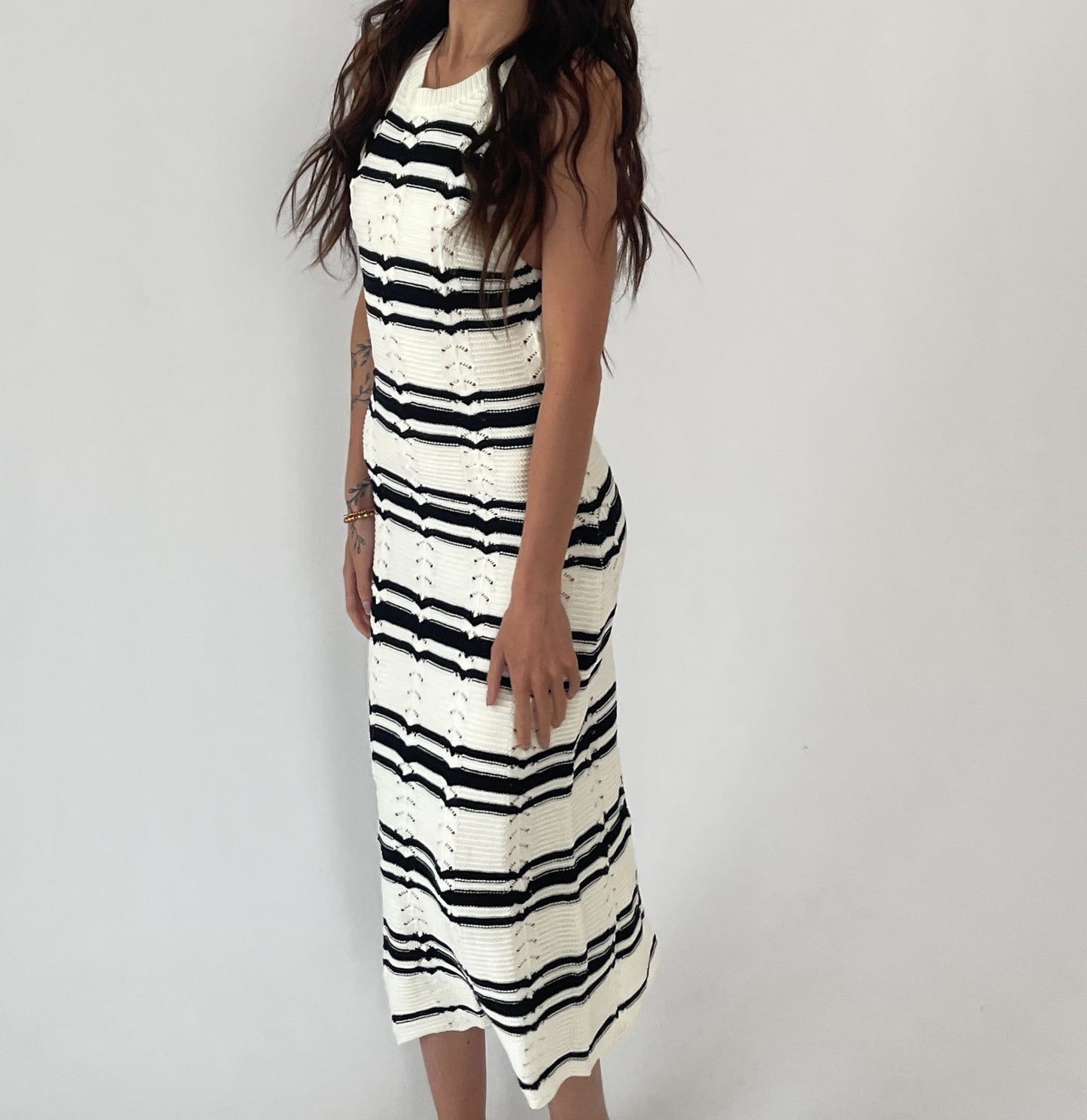 Coastal Stripes Knit Dress